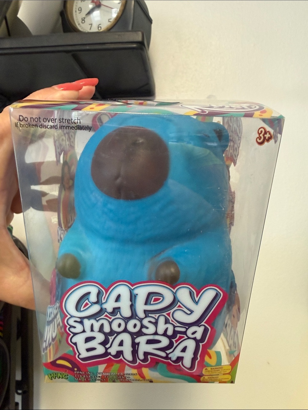 Smoosh-a-Bara - Blue Capybara Squishy